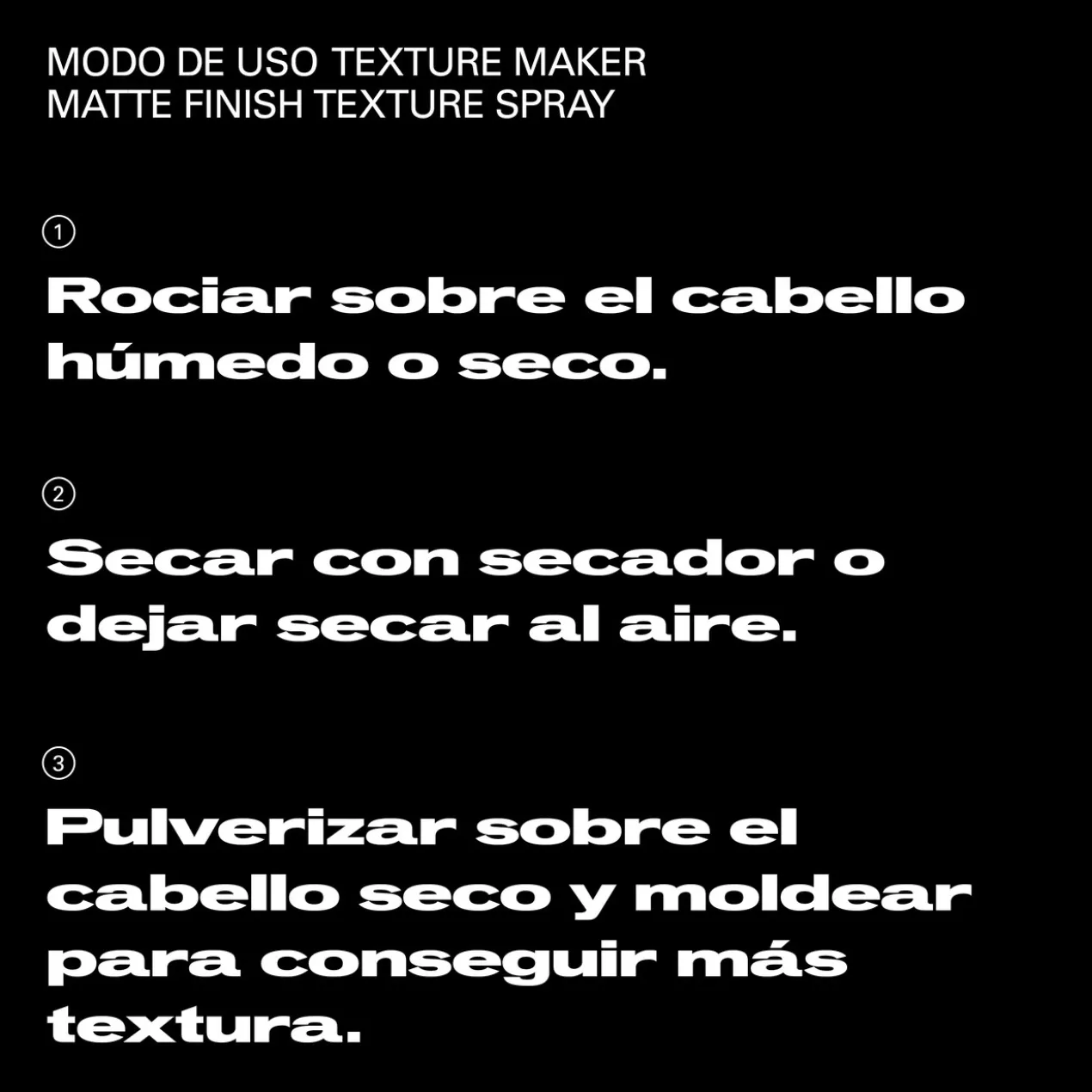 Texture Maker Spray de Texture Remodelable et Finition Mat