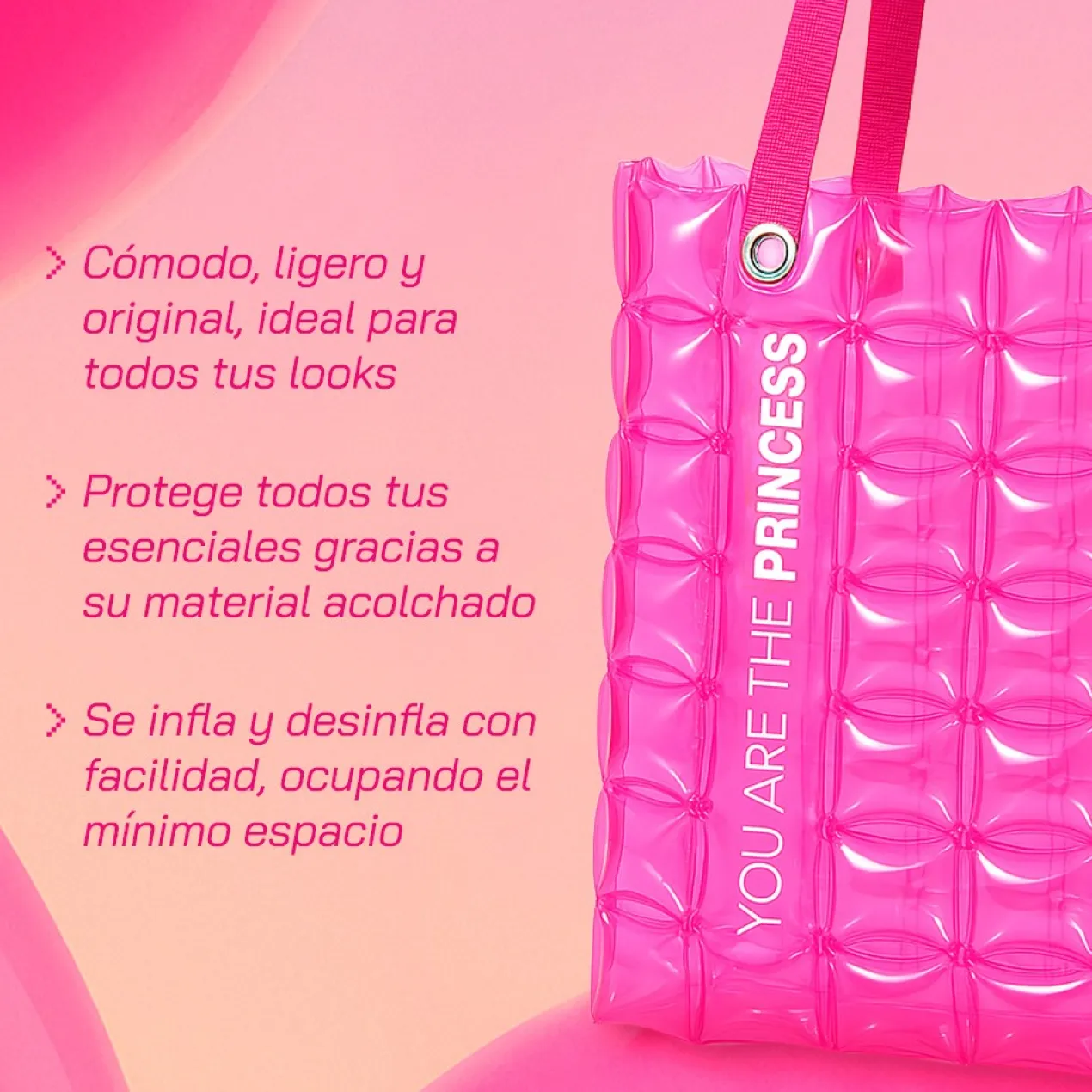 The Princess Bag Tote Bag Gonflable