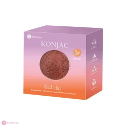 Time 4 Me Éponge de Konjac à l'Argile Rouge