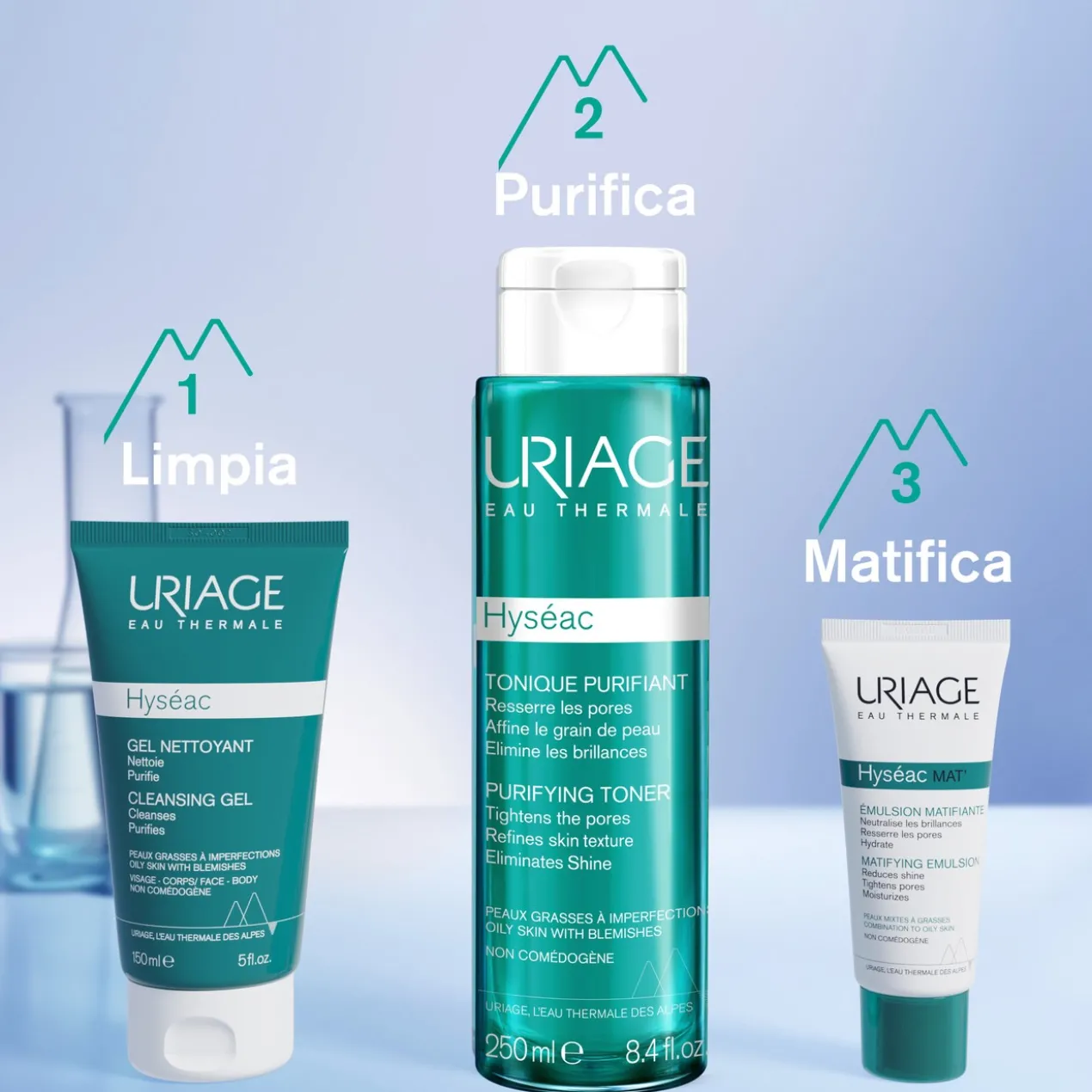 Tonique purifiant HYSÉAC pour peaux grasses ou à tendance acnéique