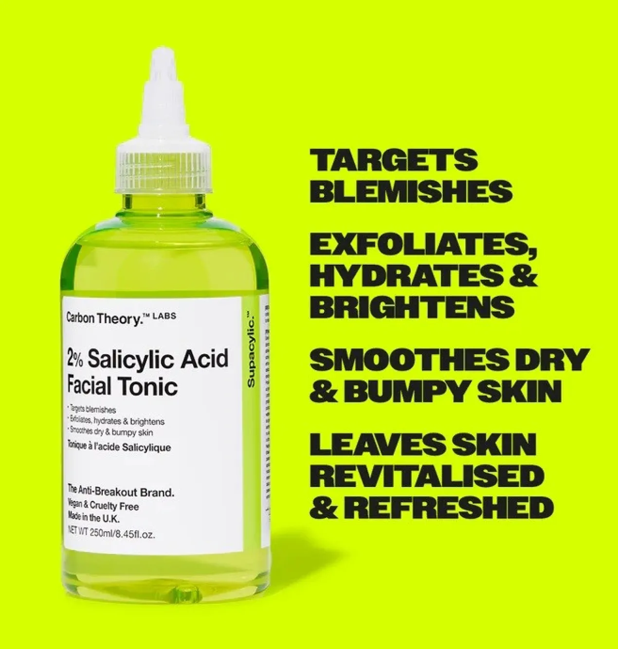 Tonique Visage avec 2% d'Acide Salicylique
