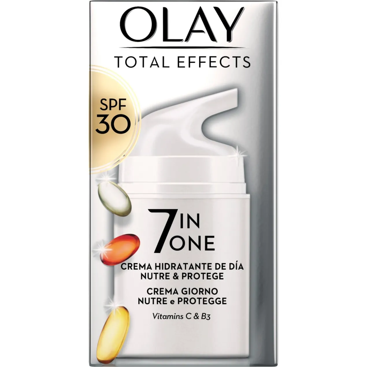 Total Effects Crème Hydratante Anti-Âge SPF30