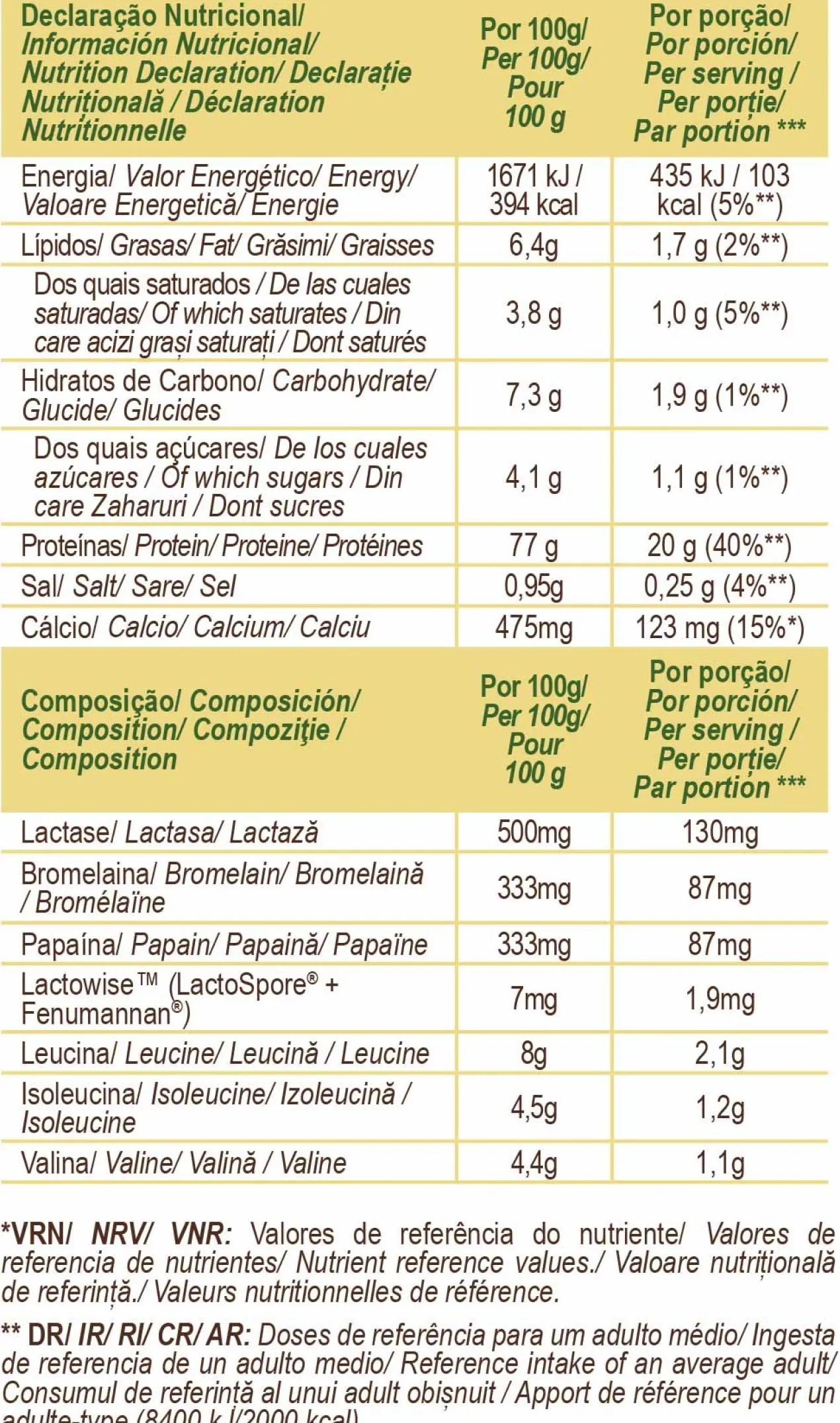 Total Whey Vanille