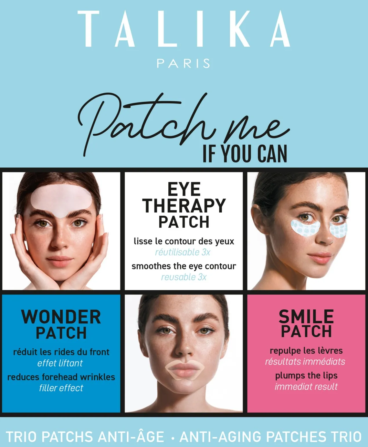 Trio de patchs anti-âge Patch Me If You Can