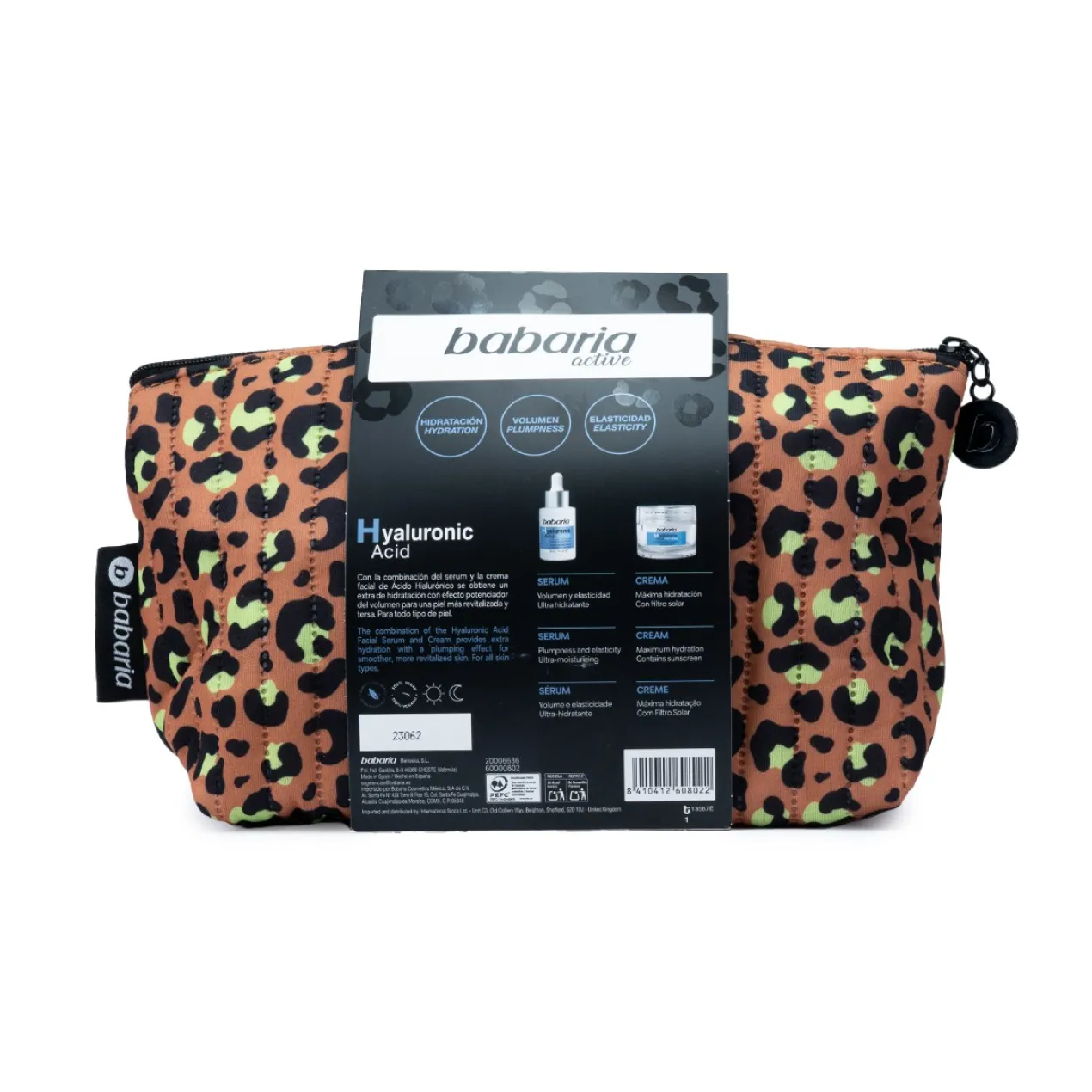 Trousse Animal Print avec Sérum & Crème à l’Acide Hyaluronique
