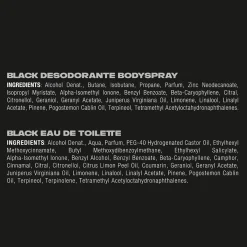 Trousse de Toilette Black Eau de Toilette