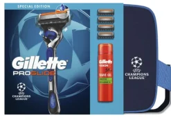 Trousse de Toilette Champions League Proglide Rasoir + Recharges + Mousse à Raser