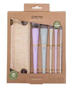 Trousse Roulante 5 Pinceaux Natural Fiber