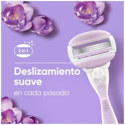 Trousse Venus Comfortglide Rasoir + Recharges + Support Douche