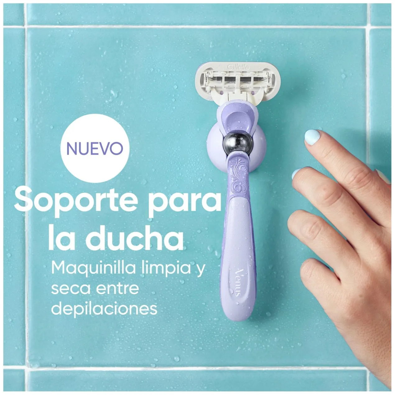Trousse Venus Extra Smooth Swirl Rasoir + 2 Recharges + Support