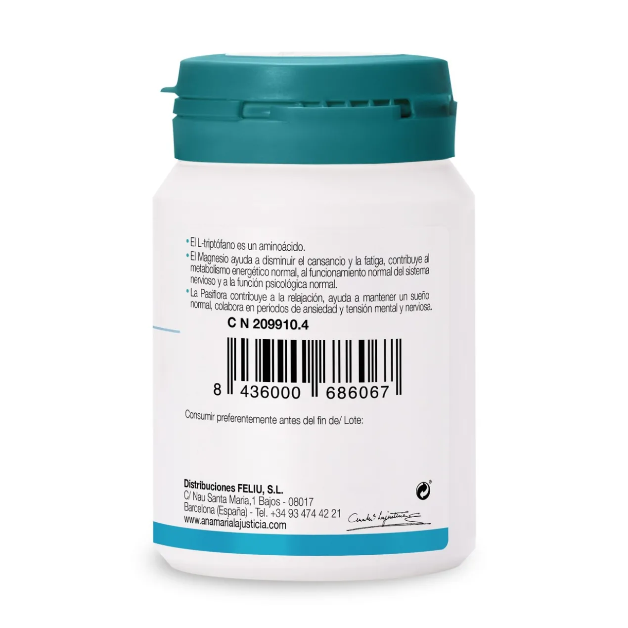 Tryptophane avec GABA + Passiflore et Magnésium