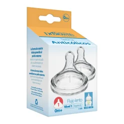 Tétine Options+ Niveau 1 Large Ouverture +0 Mois
