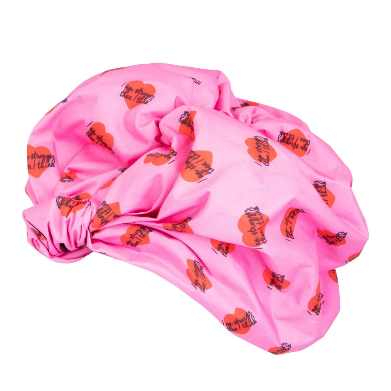 Turban de douche cœurs