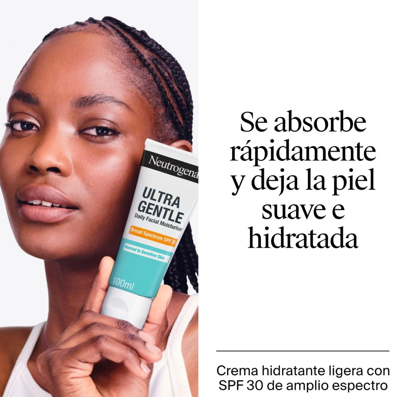 Ultra Gentle Crème Solaire Hydratante Visage SPF30