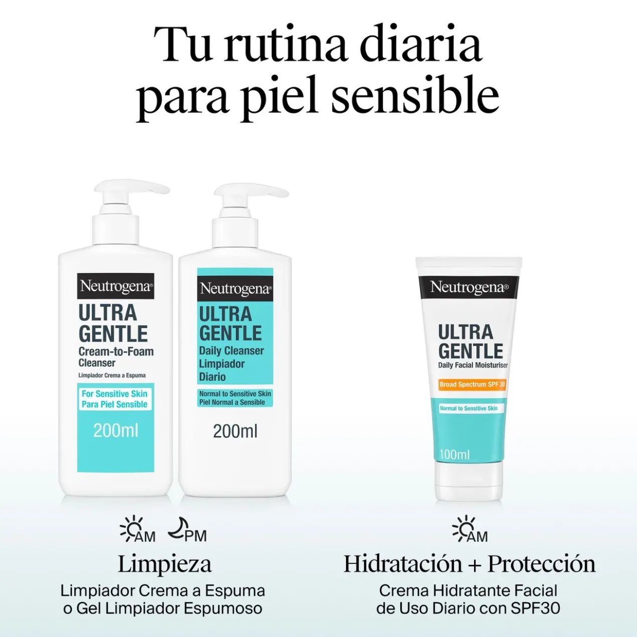 Ultra Gentle Crème Solaire Hydratante Visage SPF30