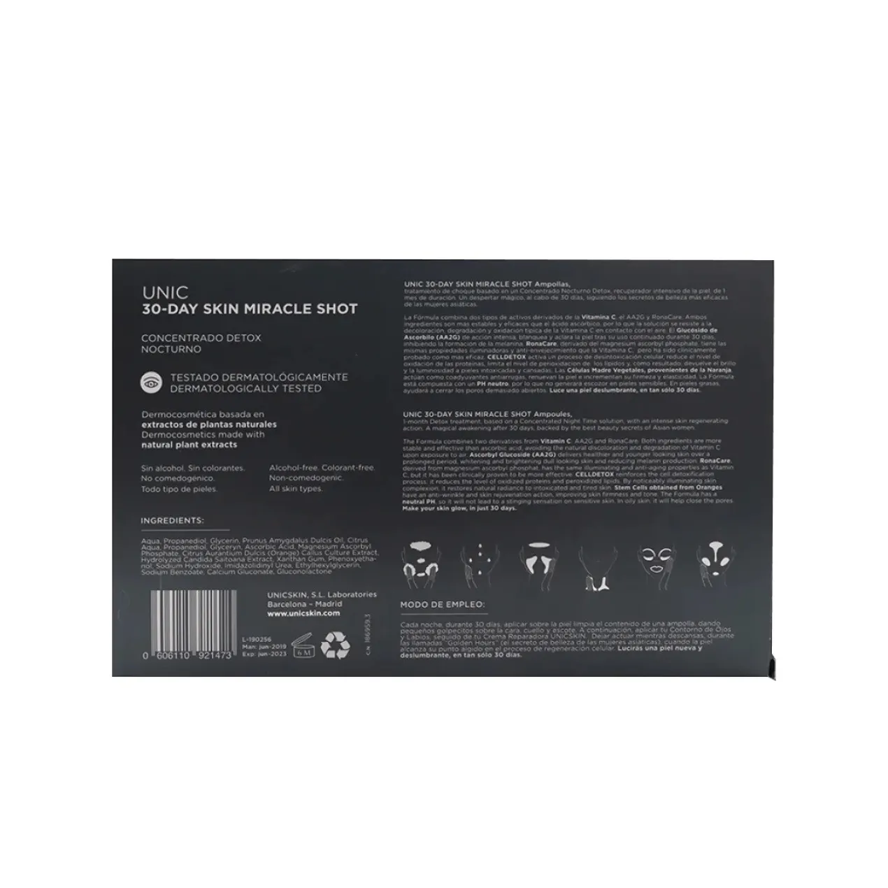 Unic30 Day Skin Miracle Shot Ampoules
