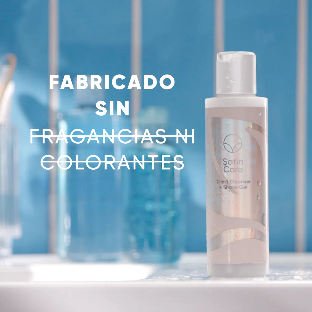Venus Satin Care 2 en 1 Gel Nettoyant + Gel Dépilatoire