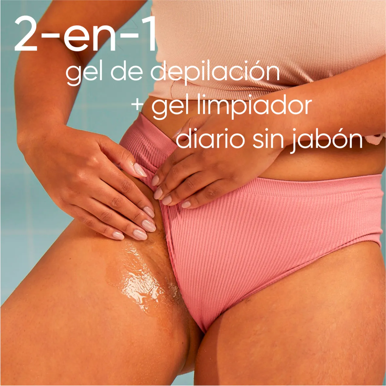 Venus Satin Care 2 en 1 Gel Nettoyant + Gel Dépilatoire
