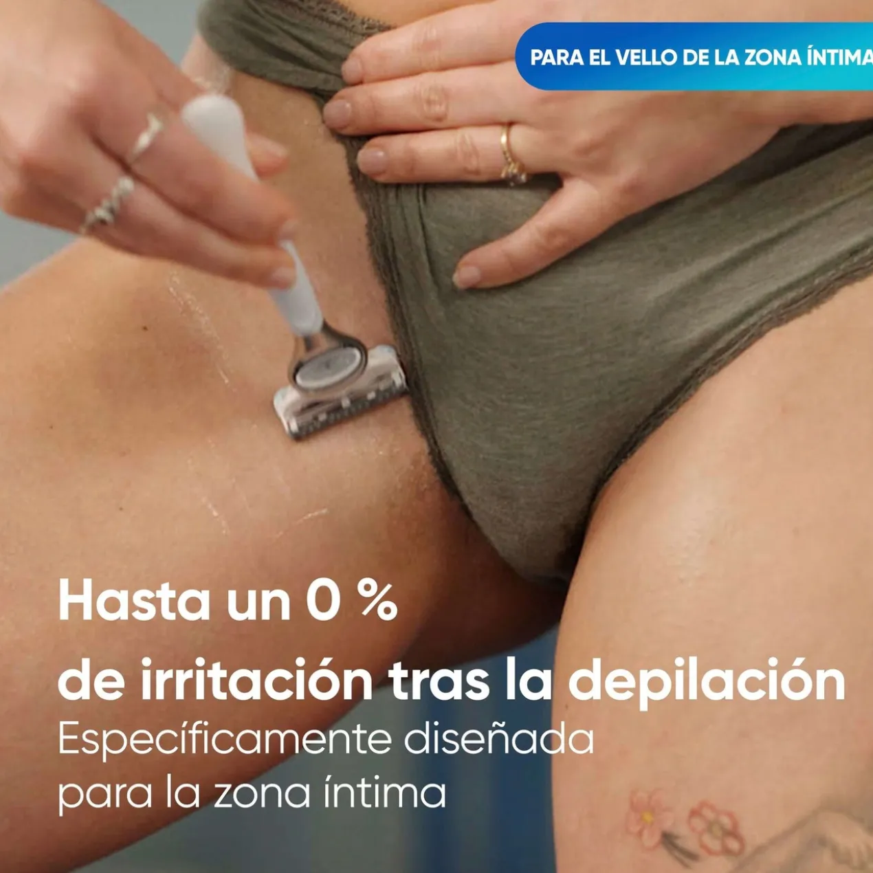 Venus Satin Care Rechanges Rasoir Dépilation Aines et Zone Intime