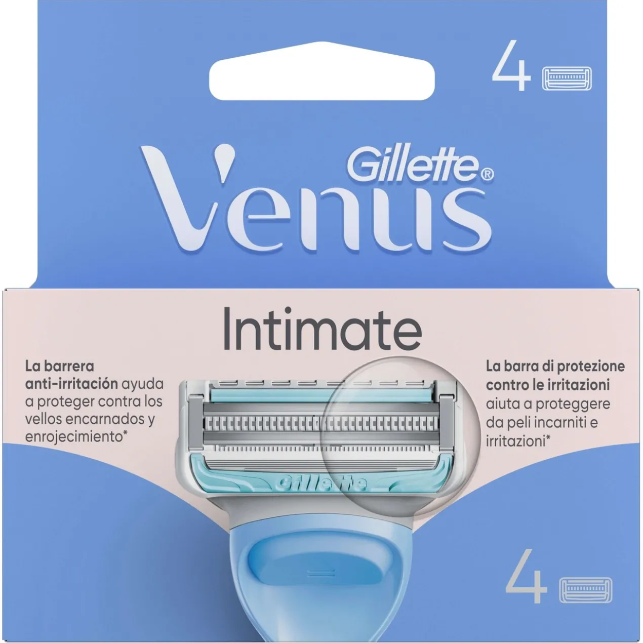 Venus Satin Care Rechanges Rasoir Dépilation Aines et Zone Intime