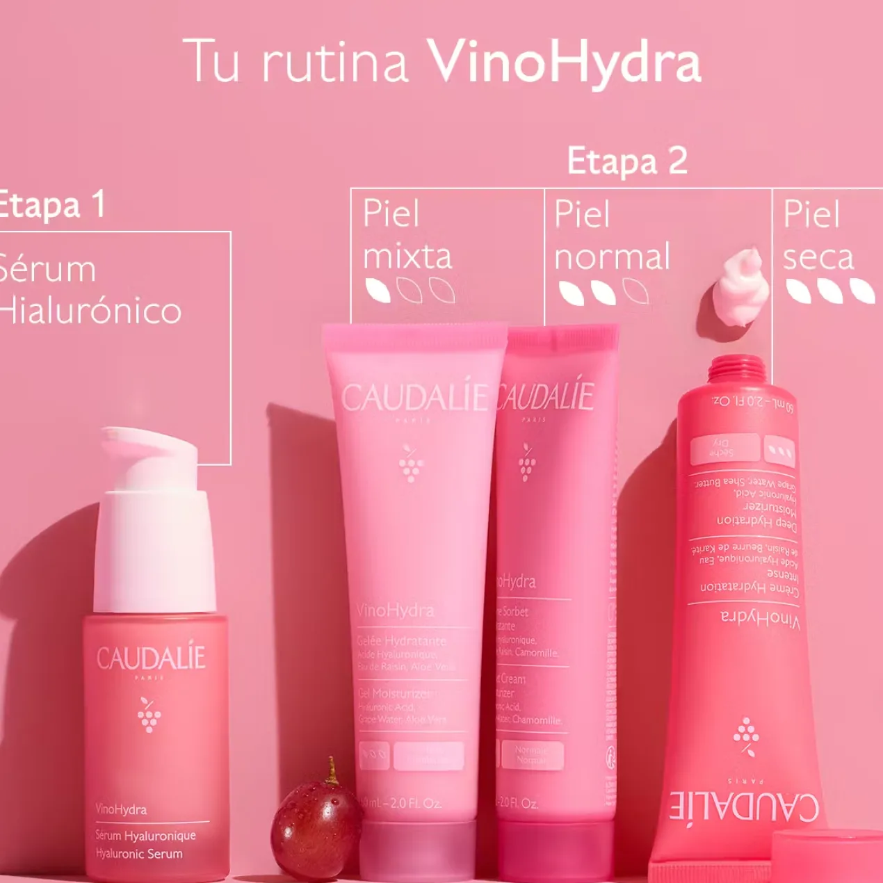 VinoHydra Crème Sorbet Hydratante à l’Acide Hyaluronique + Camomille