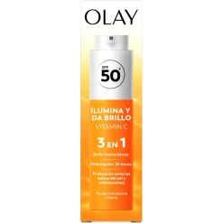 Vitamin C Brighten & Glow Fluide Hydratant Primer 3 en 1 SPF50+