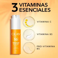 Vitamin C Brighten & Glow Fluide Hydratant Primer 3 en 1 SPF50+