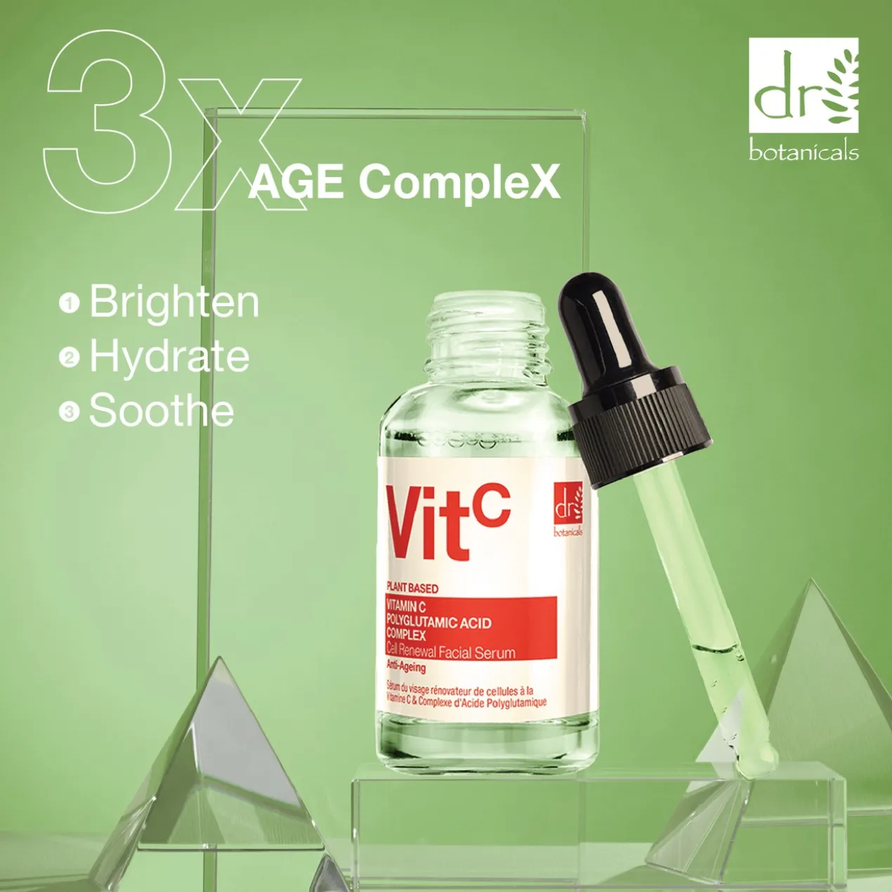 Vitamin C & Polyglutamic Acid Sérum Visage Illuminateur