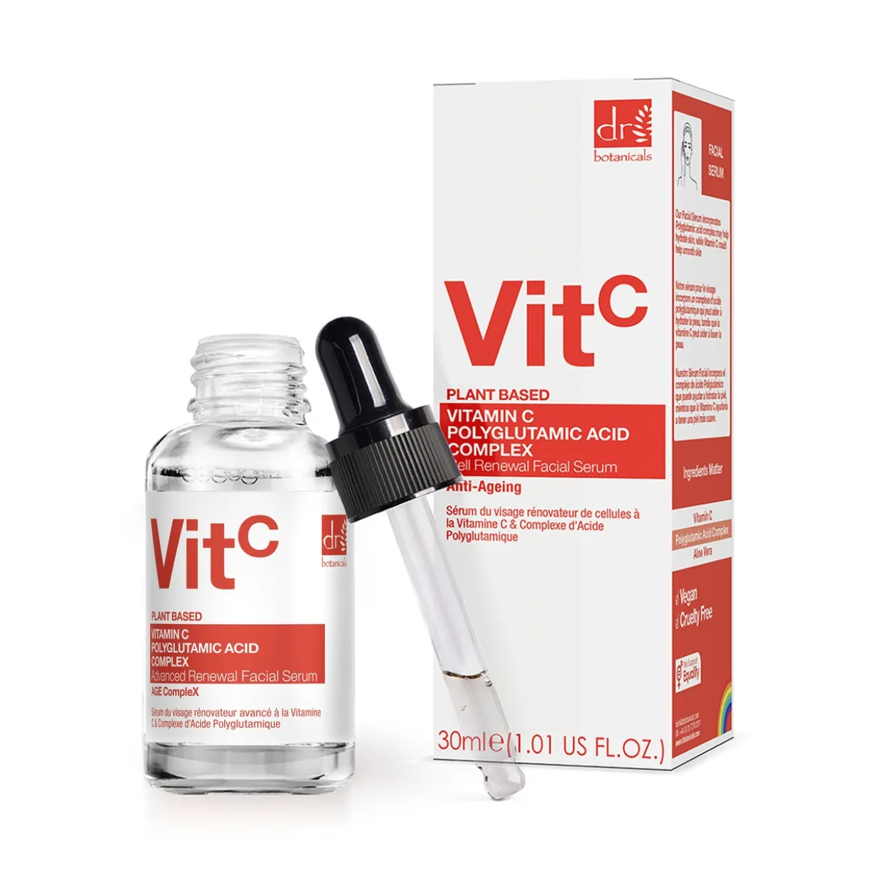 Vitamin C & Polyglutamic Acid Sérum Visage Illuminateur