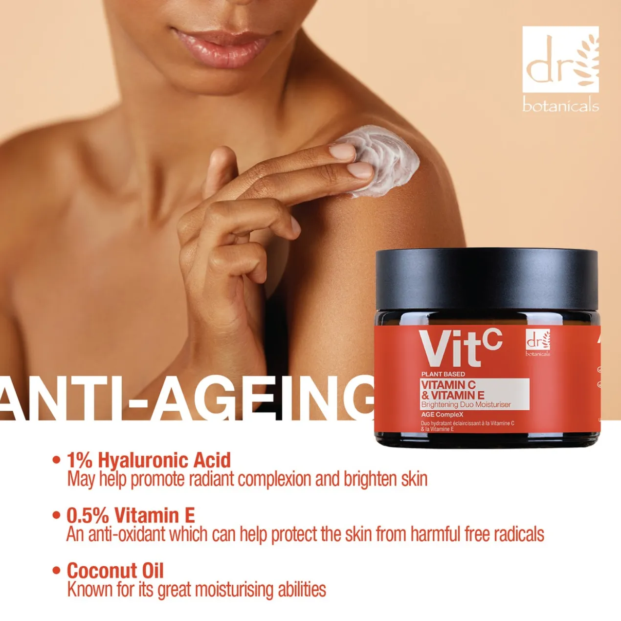 Vitamin C & Vitamin E Crème Hydratante et Illuminatrice