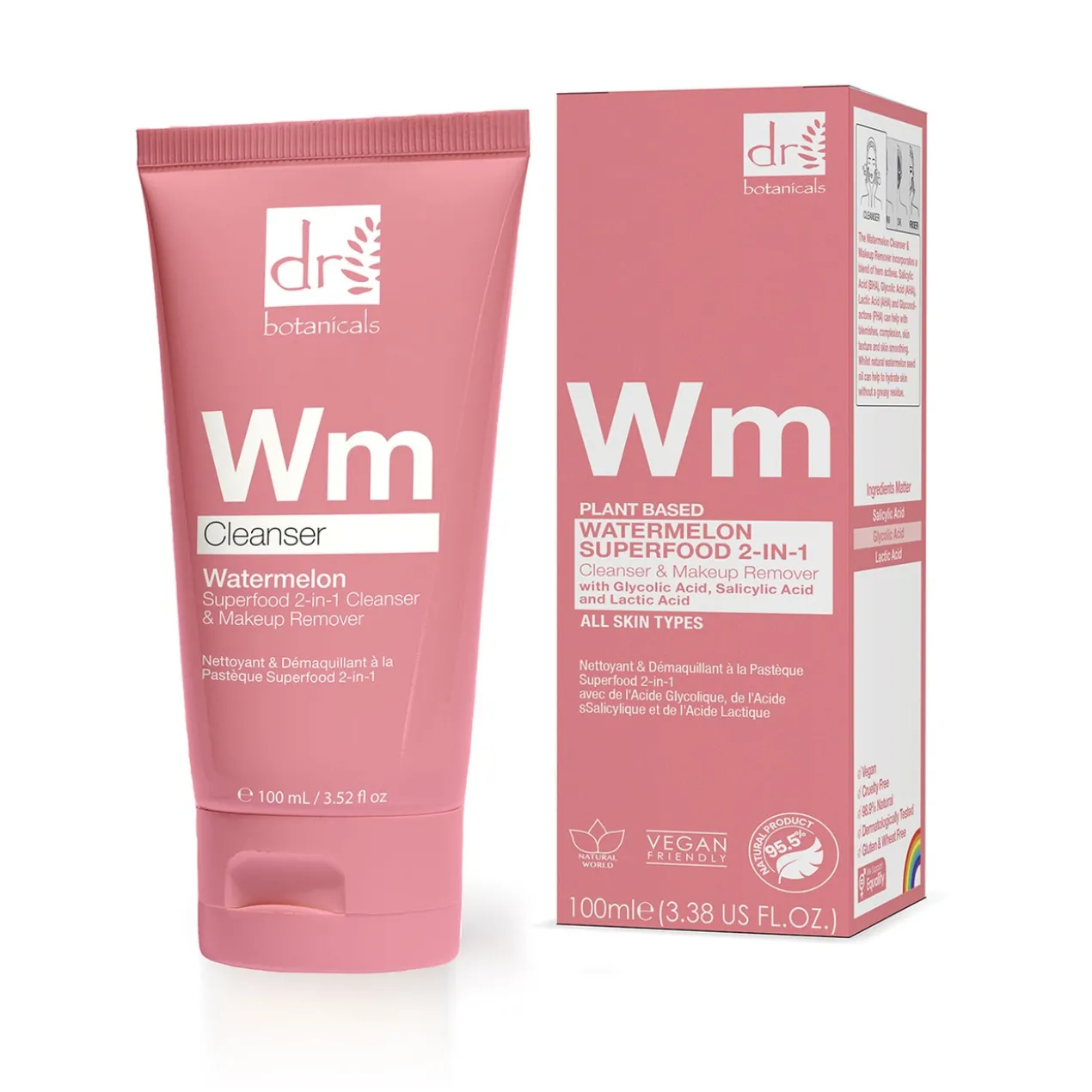 Watermelon Superfood Nettoyant et Démaquillant 2 en 1
