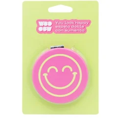 You look Happy Miroir de poche double face avec grossissement