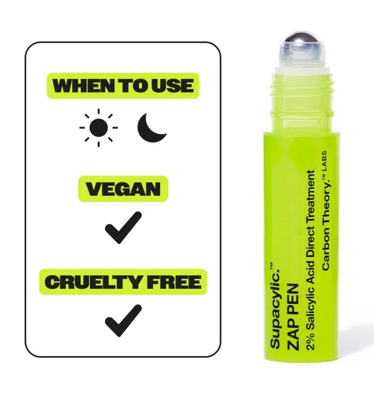 Zap Pen Traitement Direct avec 2% d'Acide Salicylique