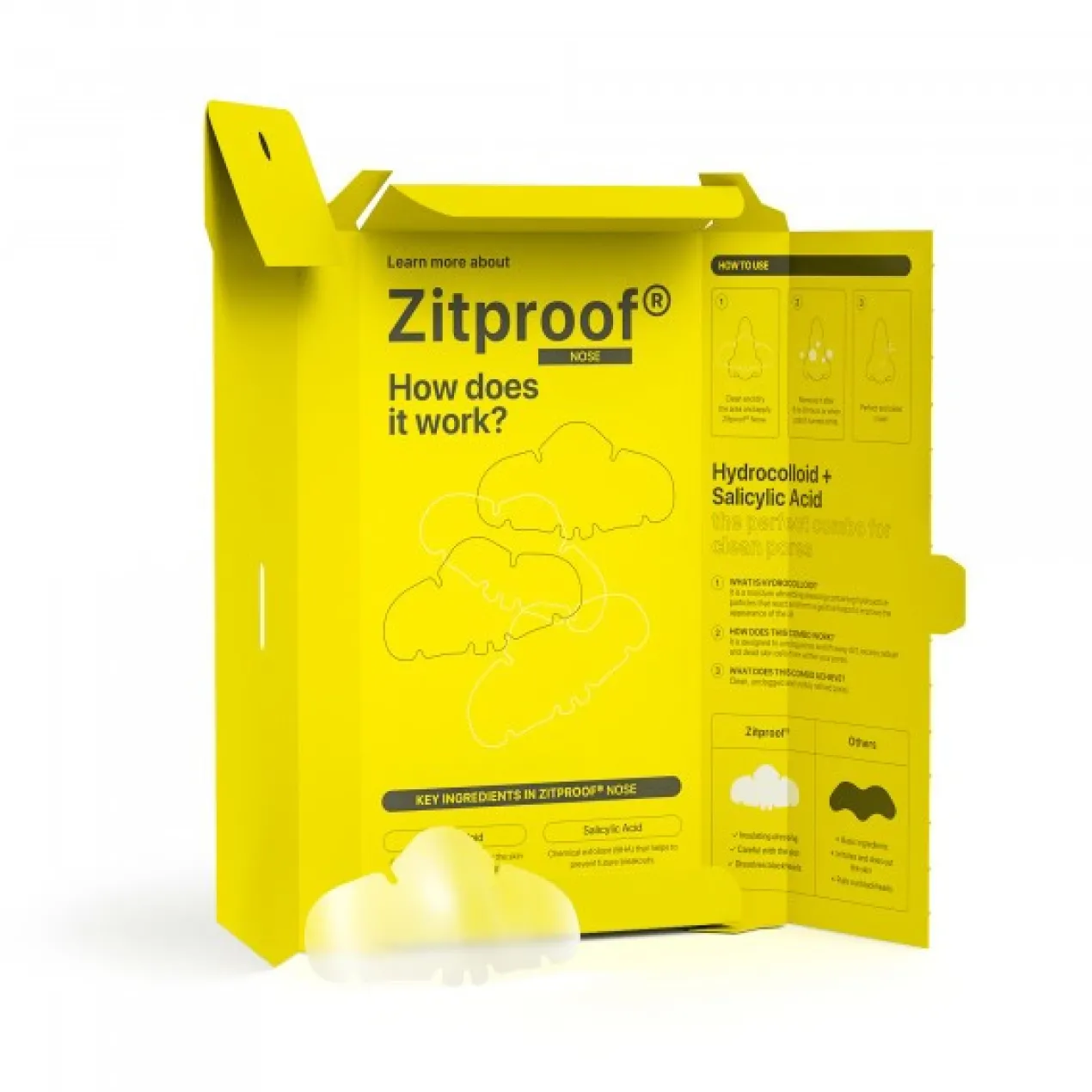 Zitproof Patchs Nasaux Hydrocolloïdes